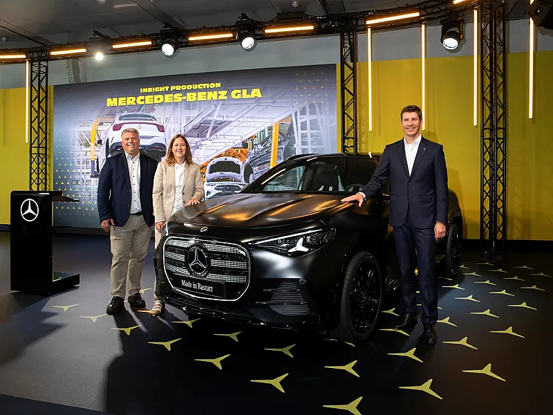 Digital, flexível e conectada: arranque bem-sucedido da produção do novo Mercedes-Benz GLA na fábrica de Rastatt - imagem 1